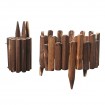 Garden Edging Authentic Asian style timber fence Cedar picket sturdy wood beds