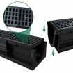 4x Heavy Duty Polymer Drainage Channels 1000x160x200mm DELIVERED