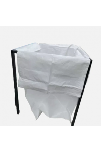Garden Green Waste Recycle Bag Set 1 Frame + Garden Bag + Hooks Grey Black White