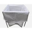 Garden Green Waste Recycle Bag Set 1 Frame + Garden Bag + Hooks Grey Black White