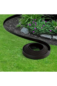 PP Garden Edging - 100mm x 14m x 3mm - Black 