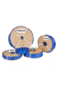 Rural Lay Flat PVC Transfer Hose Blue 2" 51mm x 100m