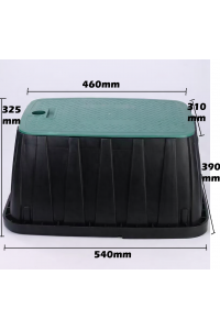 Irrigation Box - Valve Box - 460mm Rectangular - Sprinkler Tap Access