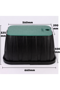 Irrigation Box - Valve Box - 560mm Rectangular - Sprinkler Tap Access