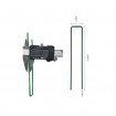 50x U-Pins Fastening Lawn Pegs - Weed Mat Lawn pegs
